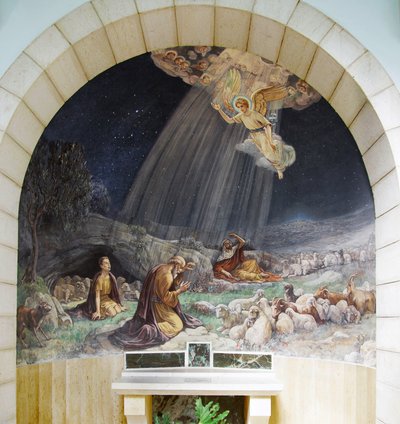 Angel of the Lord visits the Shepherds, Sanctuary of the Shepherd